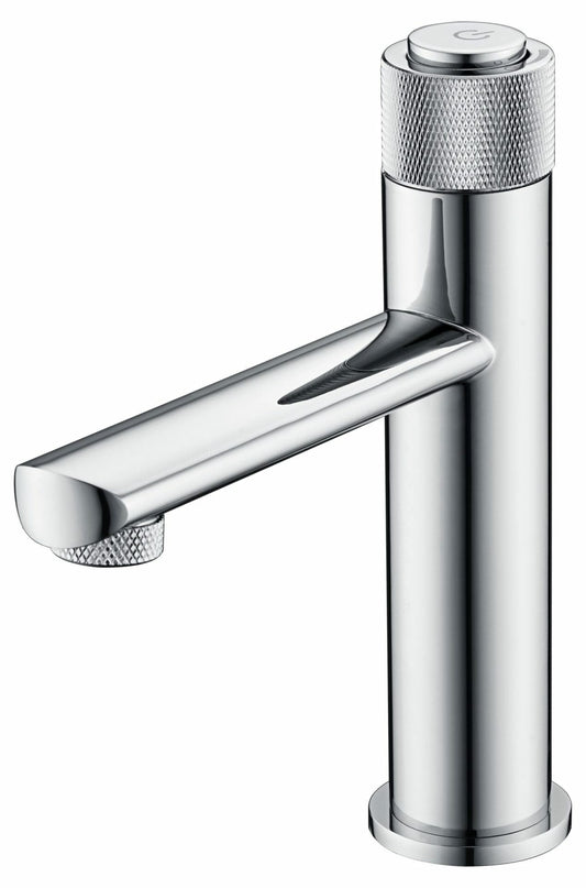 Push Basin Mixer - Chrome
