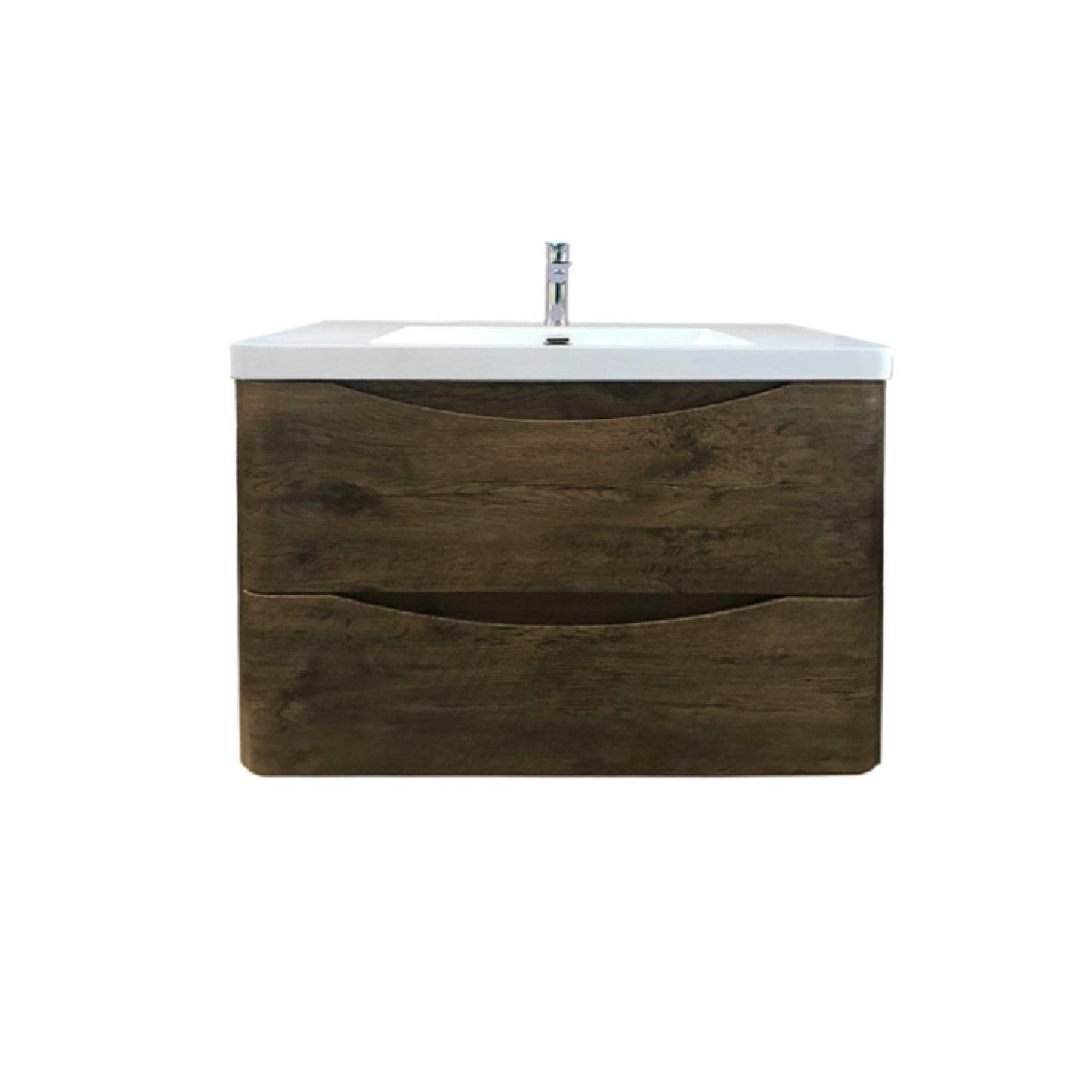 Oakland Wood Grain PVC Vanity - Dark Oak - 900mm