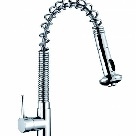 Kitchen Spring Puul Out Sink Mixer -   Chrome