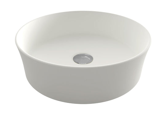 Fino Round 382 Counter Top Basin - Gloss White