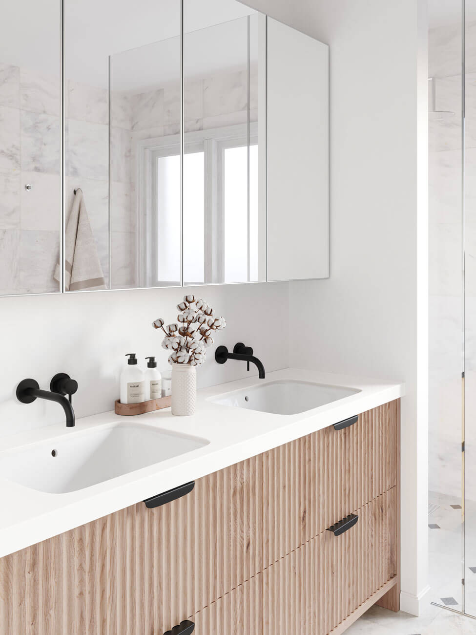 Fino Large 55x41 Under Counter Basin - Gloss White