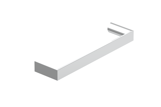 Flat D Handle 96 cc Chrome