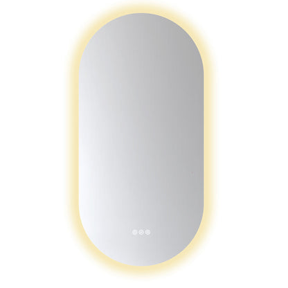 Radiant KÄPSEL - Frameless - 500mm x 1000mm LED Mirror