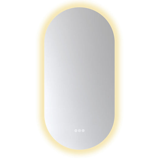 Radiant KÄPSEL - Frameless - 500mm x 1000mm LED Mirror