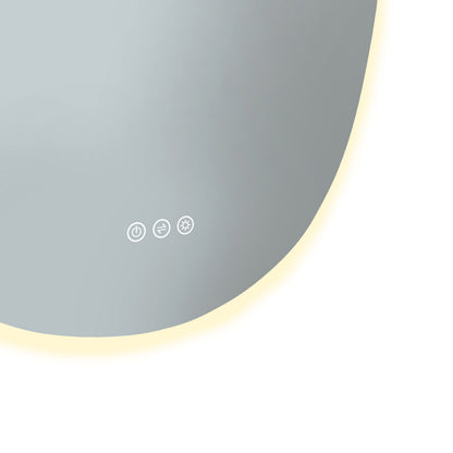 Radiant PEBL - Frameless - 700mm x 900mm LED Mirror