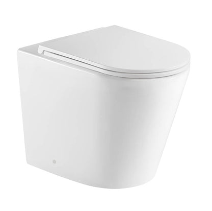 KIT - Fino WhisperFlush Gloss White Floor Pan with thin seat, Inwall Cistern & ABS Button - ADD FREE 115.883.16.1, 115.882.KH.1, 115.882.JQ.1 OR 115.882.01.1