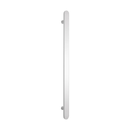 Radiant Polished Stainless Flat Profile Vertical 930mm NON-HEATED Single Bar Towel Rail
