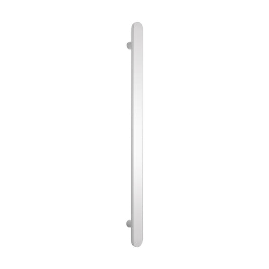 Radiant VERTICAL FLAT BAR TOWEL RAIL 50 X 930MM MIRROR POLISHED