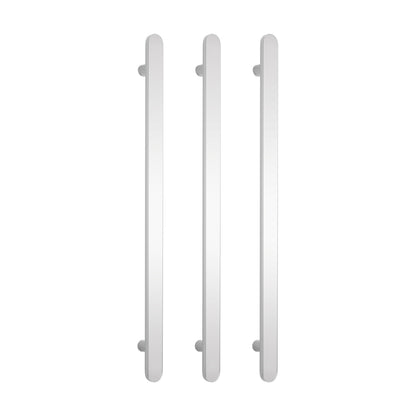 Radiant Polished Stainless Flat Profile Vertical 930mm NON-HEATED Single Bar Towel Rail