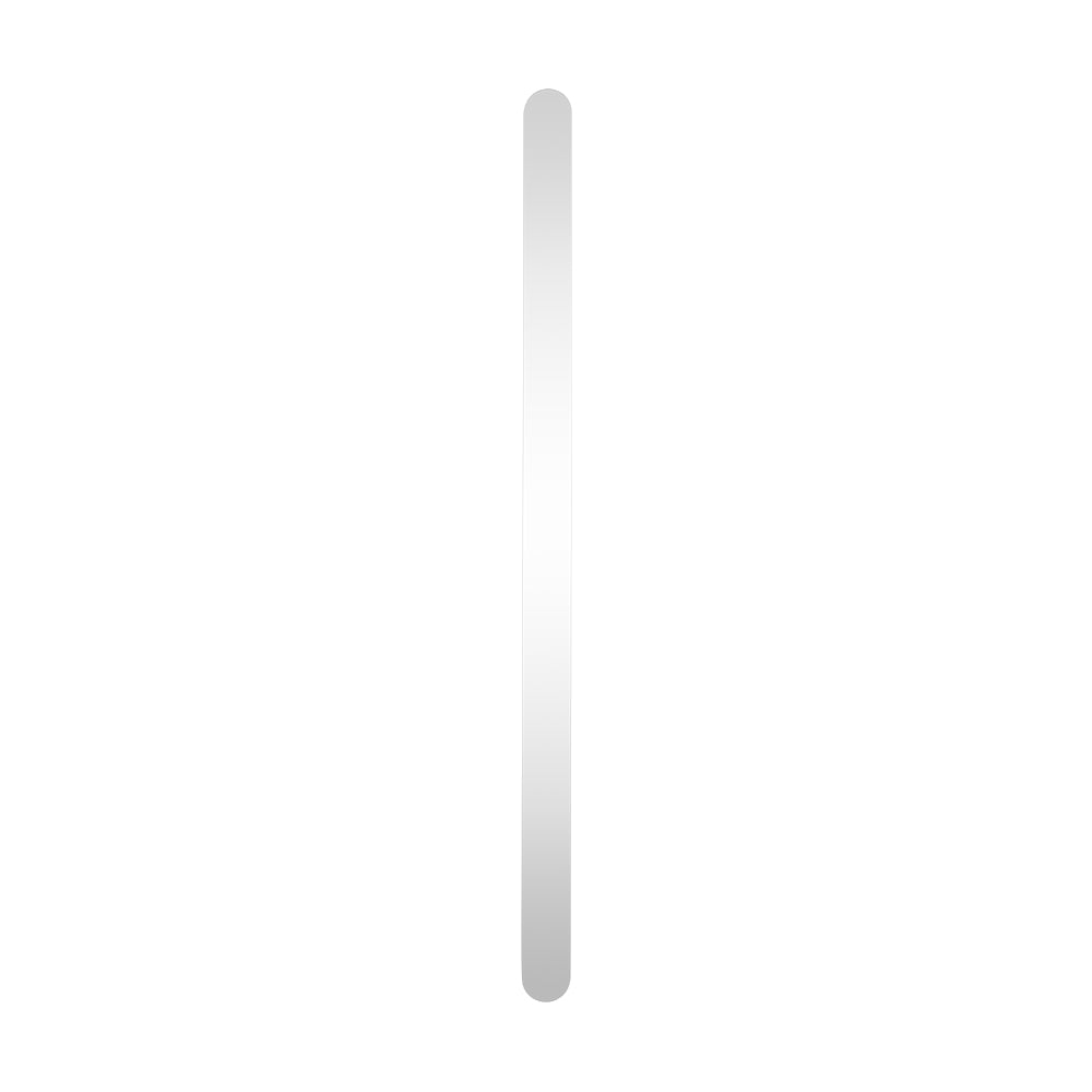 Radiant Polished Stainless Flat Profile Vertical 930mm NON-HEATED Single Bar Towel Rail