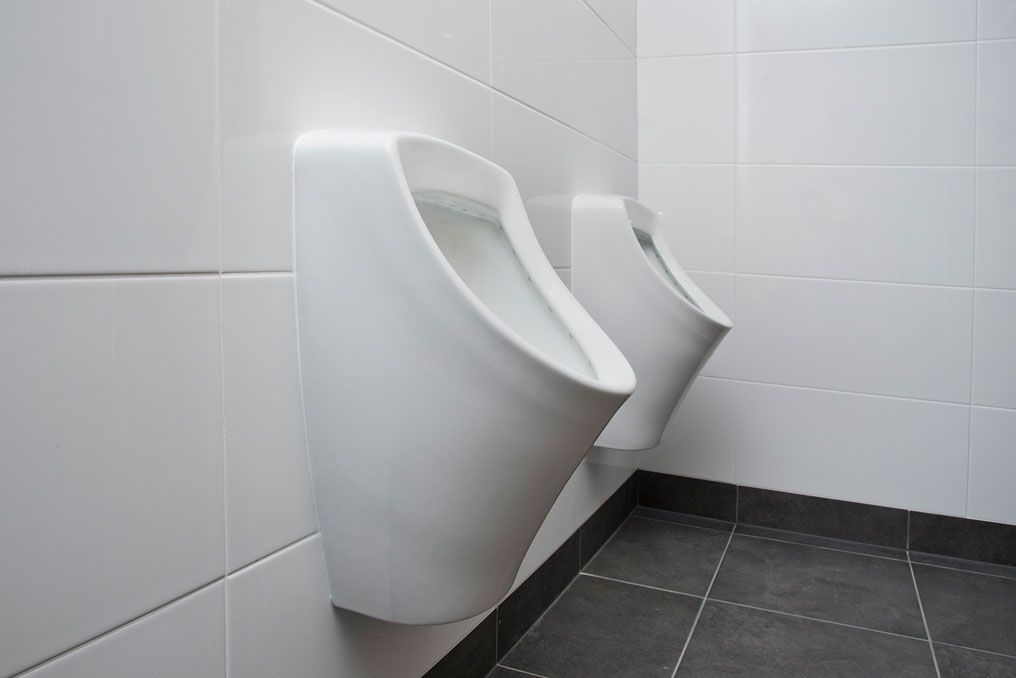 Teide Ceramic Urinal - Back Inlet