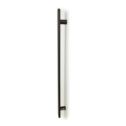 Radiant Gunmetal Grey Flat Profile Vertical 930mm NON-HEATED Single Bar Towel Rail