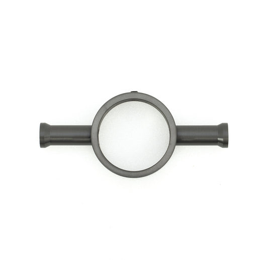 Radiant Gunmetal Grey Vertical 950mm Round NON-HEATED Single Bar Towel Rail