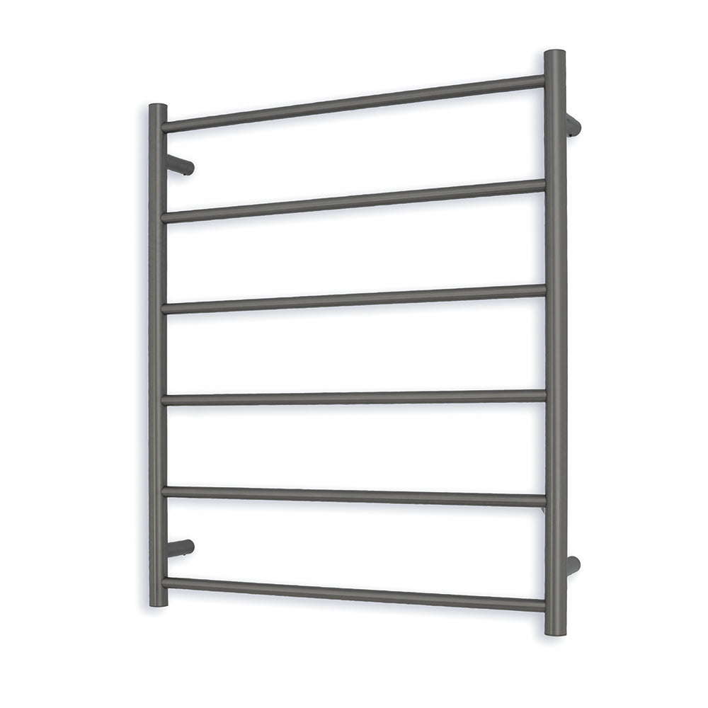 Radiant Gunmetal Grey 700 x 830mm Round NON-HEATED Towel Rail