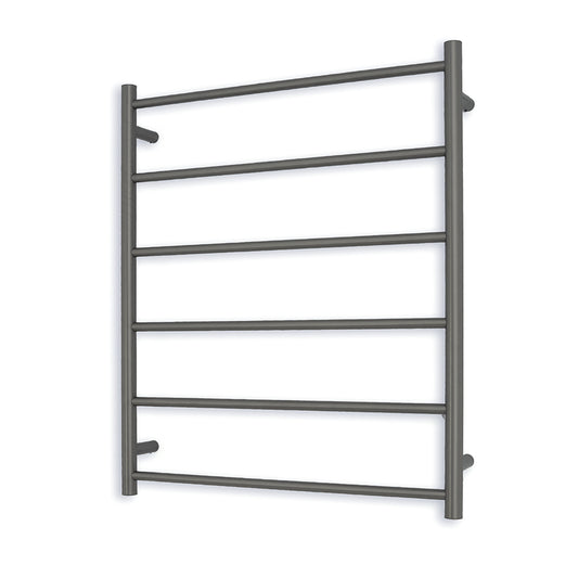Radiant Gunmetal Grey 700 x 830mm Round NON-HEATED Towel Rail