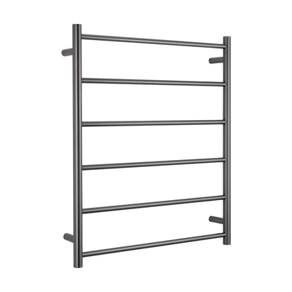 Radiant Gunmetal Grey 700 x 830mm Round NON-HEATED Towel Rail
