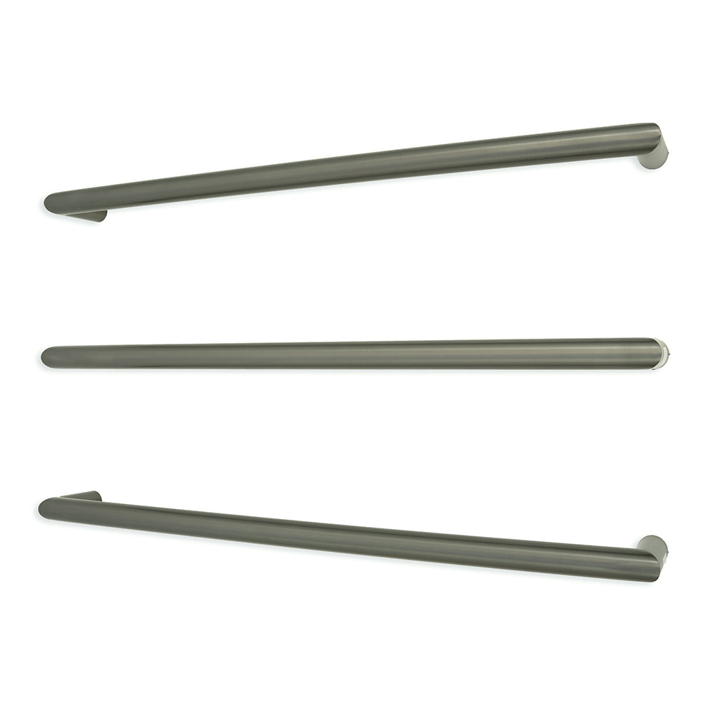 Radiant Gunmetal Grey 800mm Round Single Bar Towel Rail