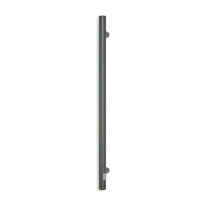 Radiant Gunmetal Grey Vertical 950mm Round NON-HEATED Single Bar Towel Rail