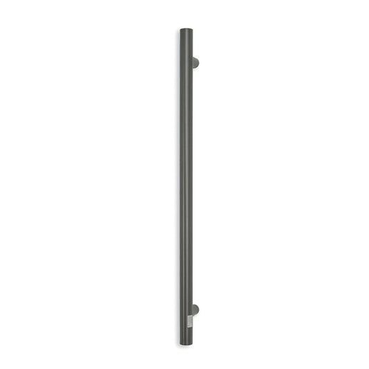 Radiant Gunmetal Grey Vertical 950mm Round NON-HEATED Single Bar Towel Rail