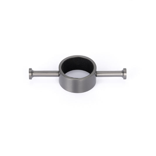 Radiant Vertical Towel Rail Hook for Vertical HEATED Bar Gunmetal