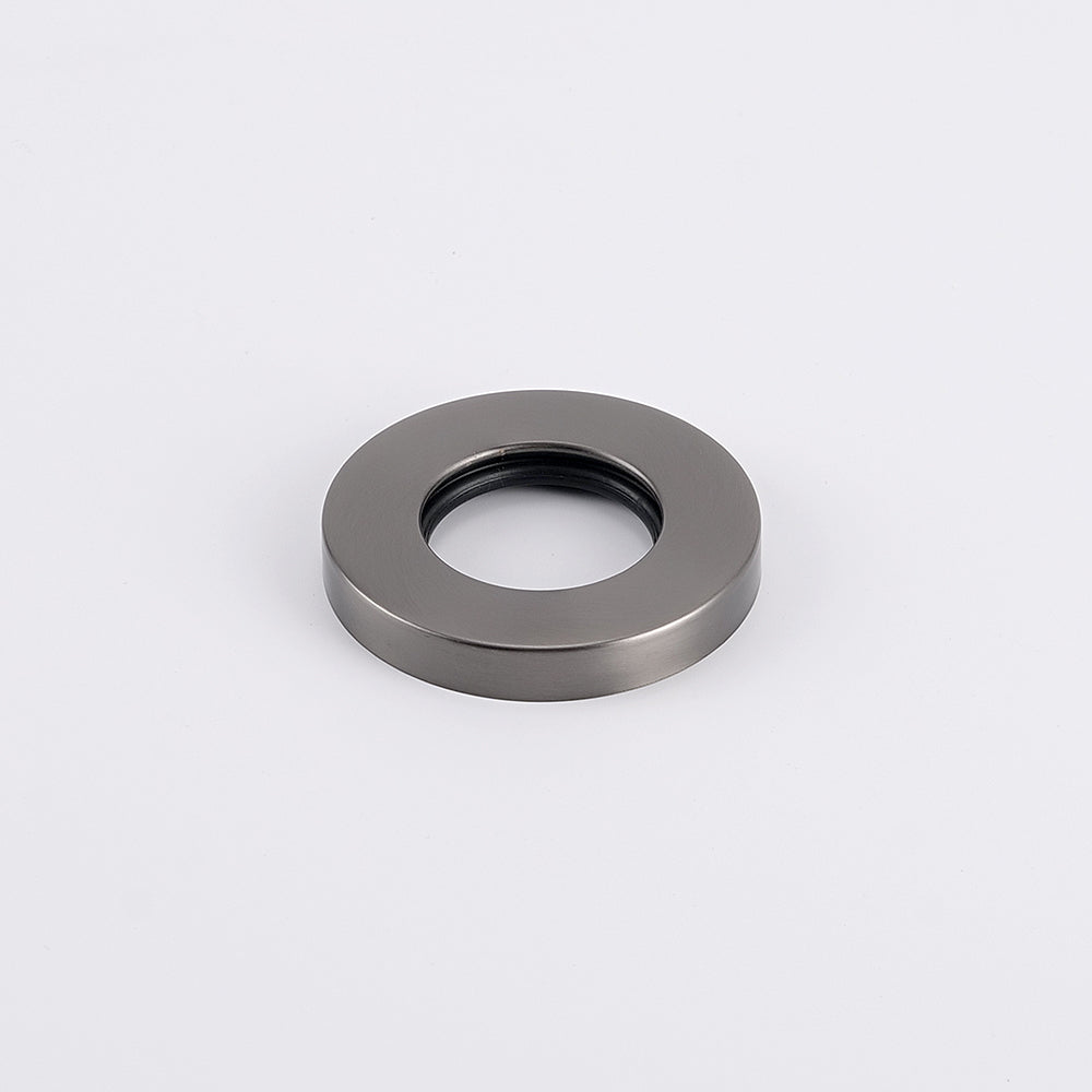 Radiant Gunmetal Grey Vertical towel rail (round & flat) Cover Plate