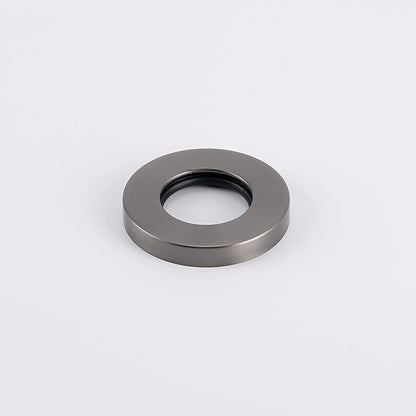 Radiant Gunmetal Grey Vertical towel rail (round & flat) Cover Plate