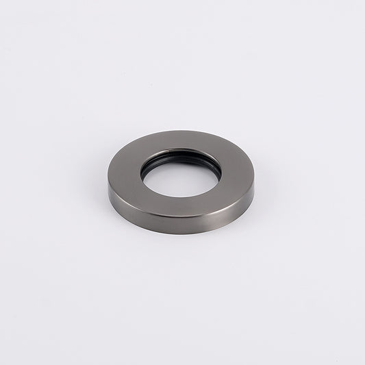 Radiant Gunmetal Grey Vertical towel rail (round & flat) Cover Plate
