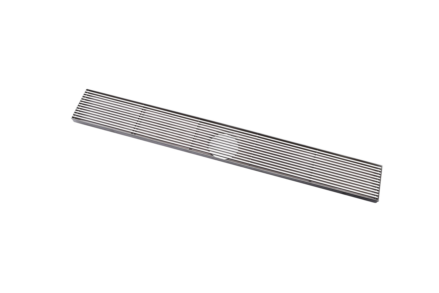 1200mm Stainless Steel/Chrome Grill Floor Waste - Center Cut