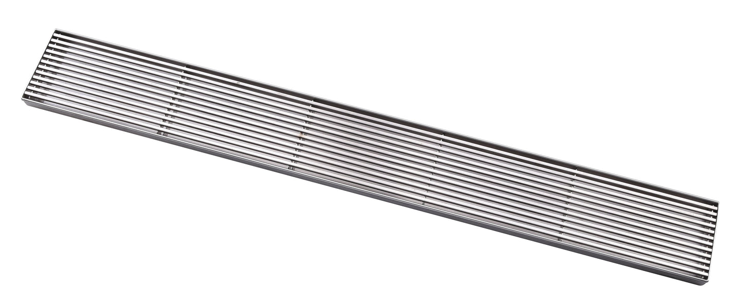 1800mm DIY Stainless Steel/Chrome Grill Floor Waste - No Cut