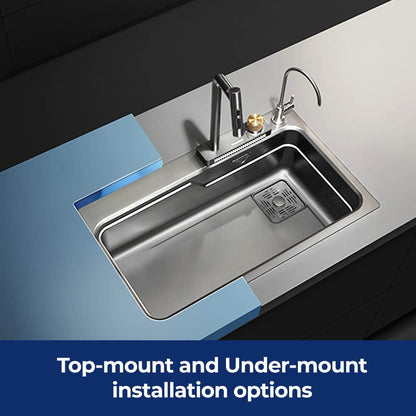 Belle Luxe 3.0 PRO Single Bowl Workstation Kitchen Sink -  750mm
