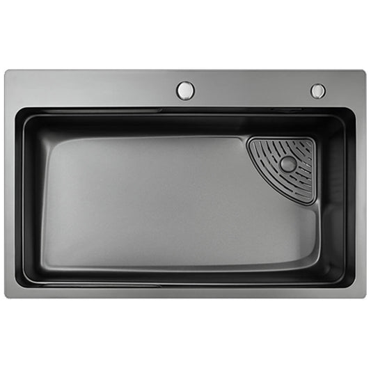 Belle Luxe 3.0 PRO Single Bowl Workstation Kitchen Sink - Slide Lip - Stainless Steel - 750mm - Anti-Scratch Matte Black Nano StoneGuard™