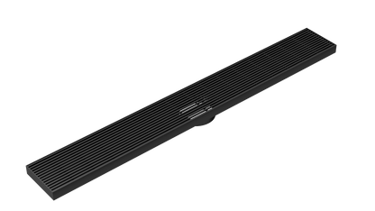 Ezyflow 800mm Heelguard Linear Waste DN89 - Matte Black