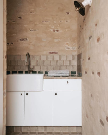 Novi 60x46 Fireclay Butler Sink - Gloss White