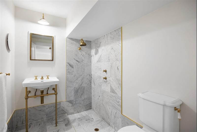 Claremont 58 x 45 Brushed Brass Basin Stand - 3TH