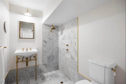 Claremont 58 x 45 Brushed Brass Basin Stand - 3TH