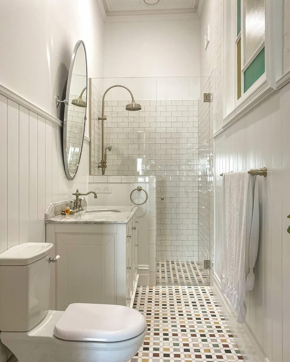 Coventry 120x55 Single Bowl White Vanity with Marble Top & Under Counter Basin - 3TH