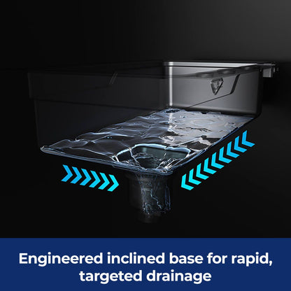 Belle Luxe 3.0 PRO Single Bowl Workstation Kitchen Sink - Slide Lip - Stainless Steel - 750mm - Anti-Scratch Matte Black Nano StoneGuard™