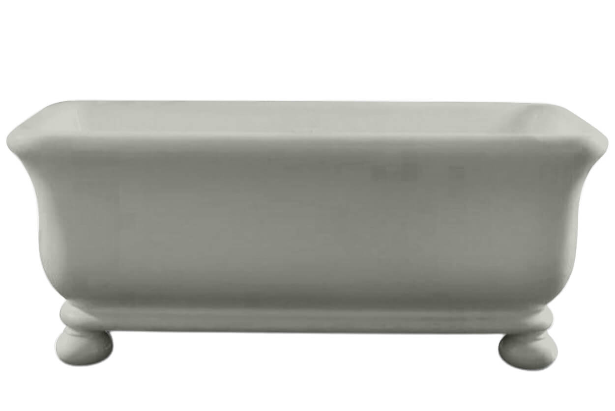 Kirkham 180 TitanCast Solid Surface Bath With Ball Feet - Special Finish