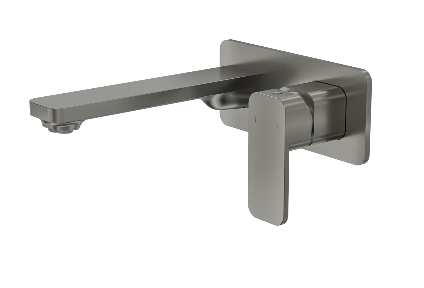 Zia Wall Basin or Bath Mixer - Gunmetal