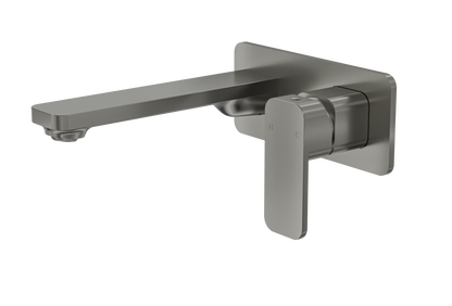 Zia Wall Basin or Bath Mixer - Gunmetal