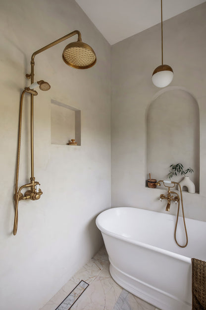 Cambridge 156 TitanCast Bath - Satin Silk White with Overflow