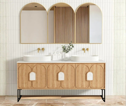 1800mm Laguna Mark II Woodland Oak Freestanding Vanity Cabinet with Legs