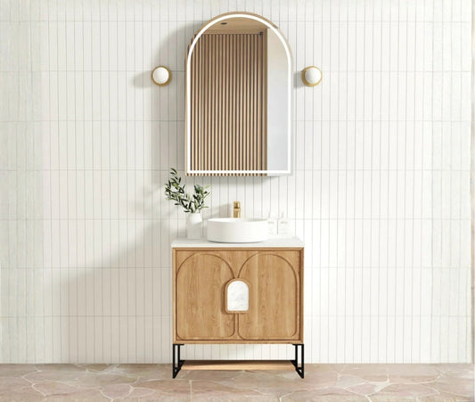 750mm Laguna Mark II Woodland Oak Freestanding Vanity Cabinet with Legs