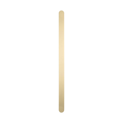 Radiant Light Gold Flat Profile Vertical 930mm NON-HEATED Single Bar Towel Rail