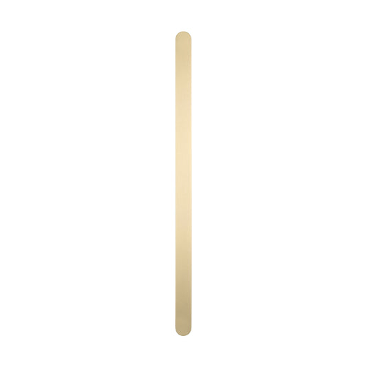 Radiant Light Gold Flat Profile Vertical 930mm NON-HEATED Single Bar Towel Rail