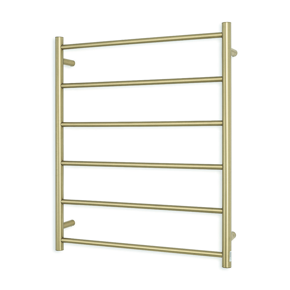 Radiant Light Gold 700 x 830mm Round NON-HEATED Towel Rail