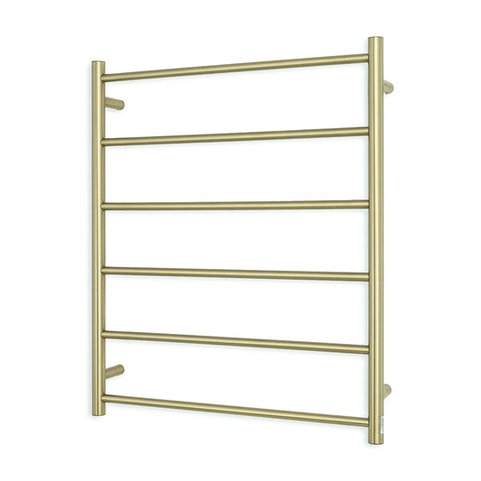 Radiant Light Gold 700 x 830mm Round NON-HEATED Towel Rail