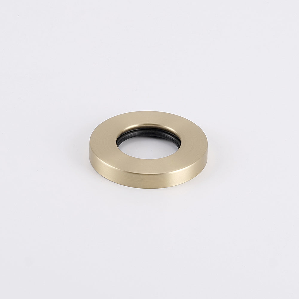 Radiant Light Gold Vertical towel rail (round & flat) Cover Plate