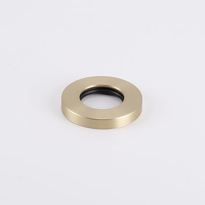 Radiant Light Gold Vertical towel rail (round & flat) Cover Plate