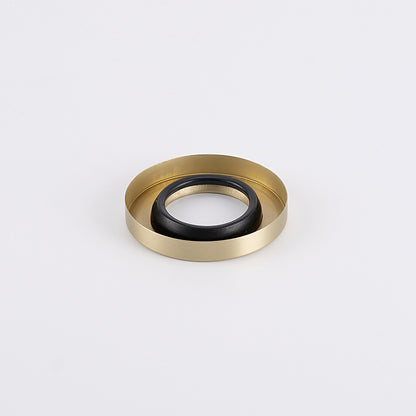 Radiant Light Gold Vertical towel rail (round & flat) Cover Plate